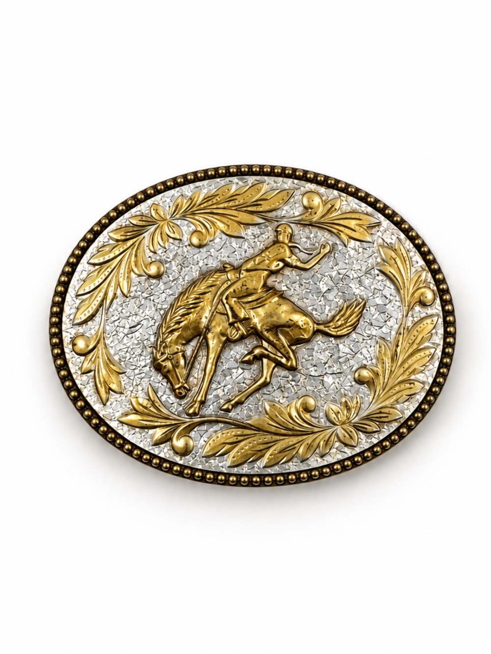 Vintage • Bucking Bronco Western Belt Buckle